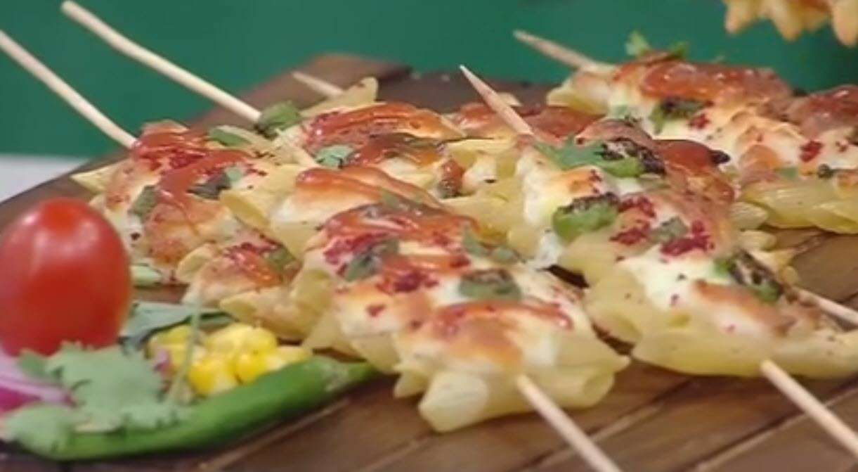 طرز تهیه پیتزا ماکارانی؛ نرگس فرقانی