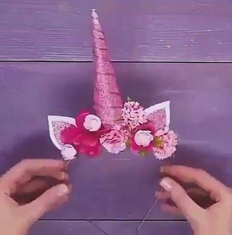 ساخت تاج گل سر زیبا