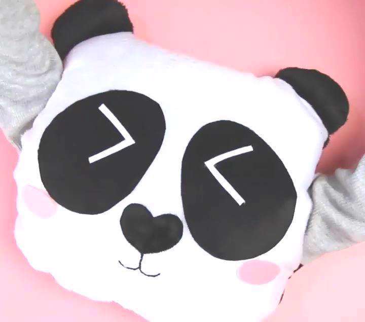 کلیپ دوخت کوسن با تم خرس پاندا