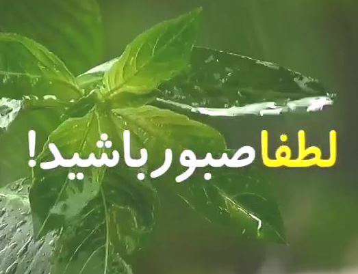 کلیپ انگیزشی «لطفا صبور باشید»