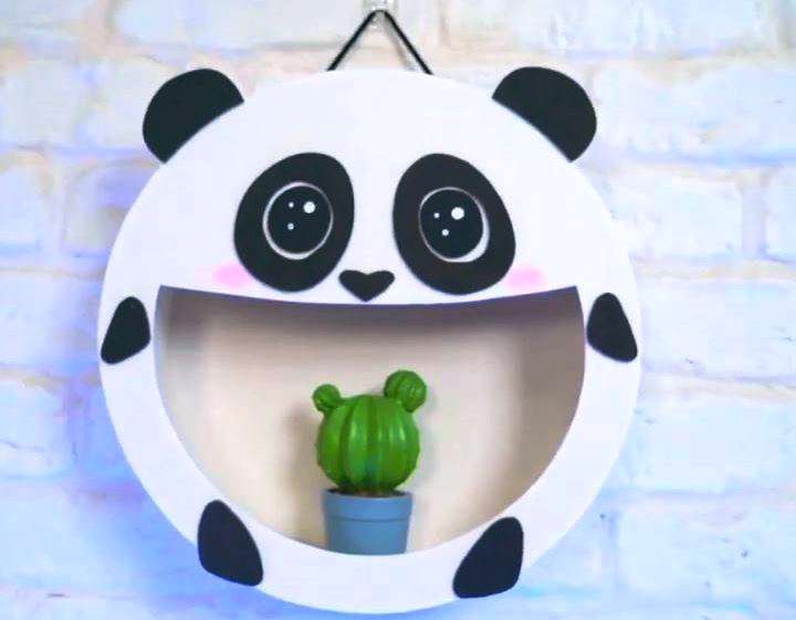 آموزش کاردستی جاگلدانی فانتزی با مقوا