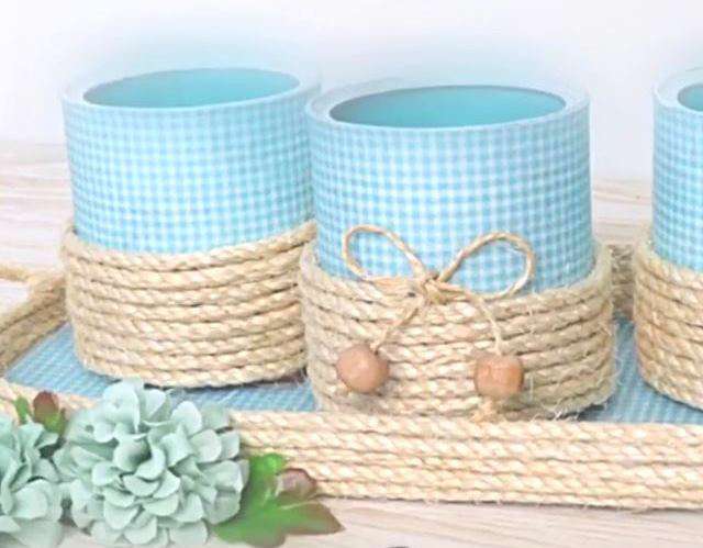 آموزش کاردستی پاسماوری زیبا با قوطی