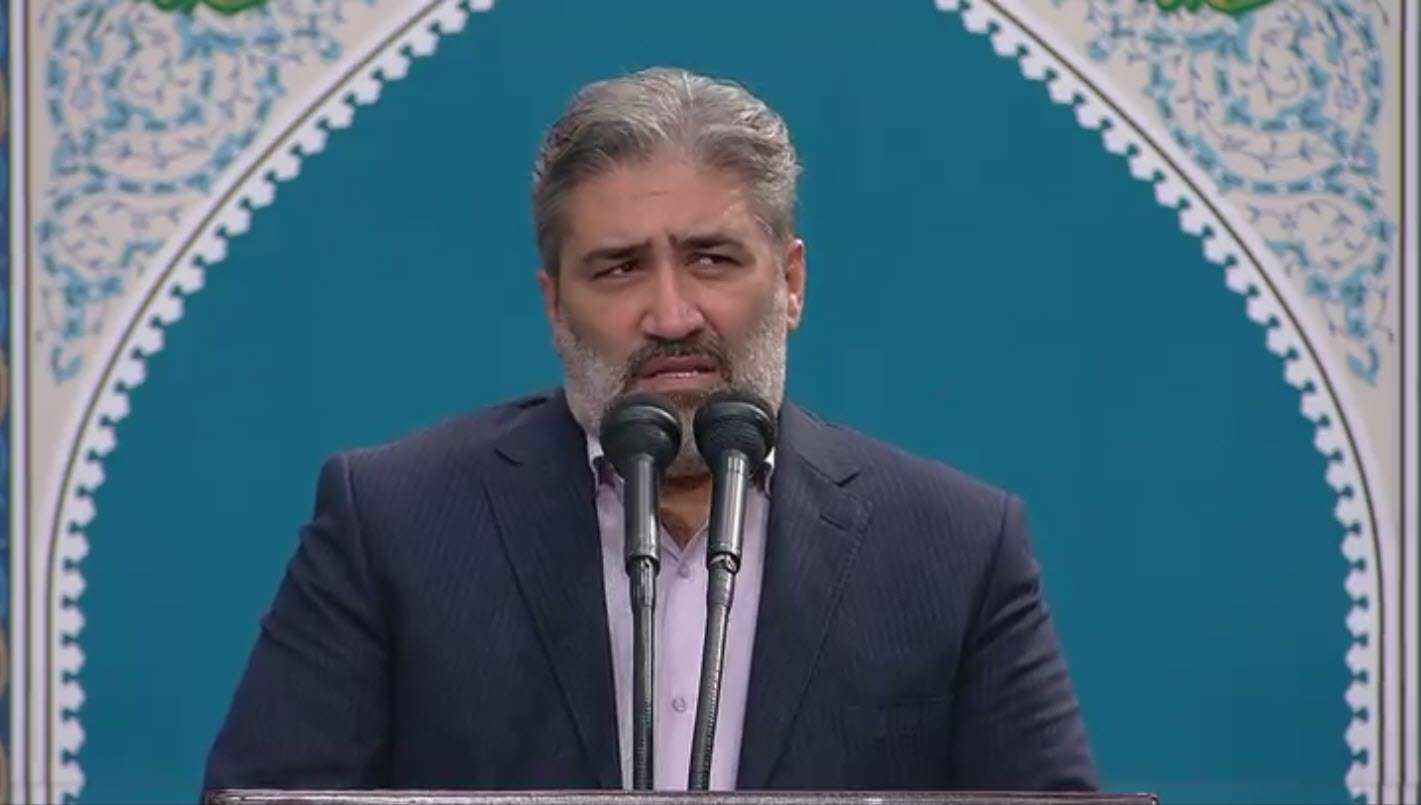 مدیحه سرایی کاظم غفار نژاد در محضر مقام معظم رهبری