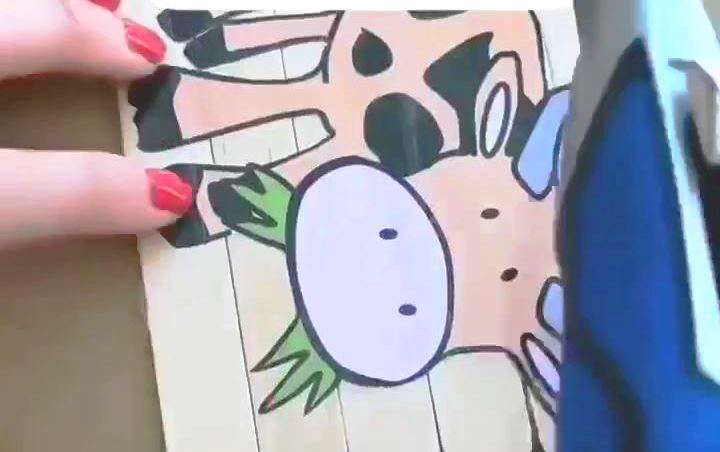 آموزش کاردستی پازل کودکانه با چوب بستنی