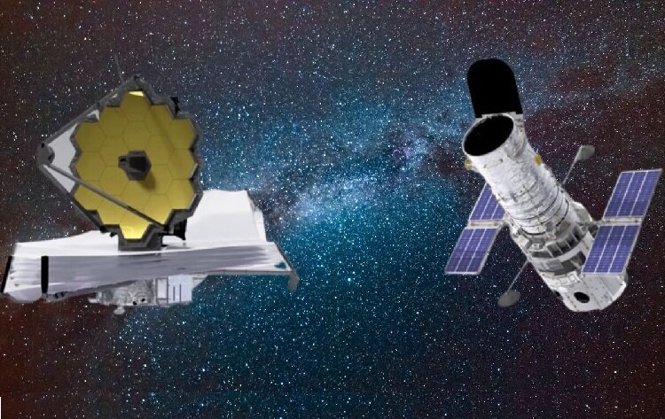 ویدئویی که فرق جیمز وب را با هابل نشان می‌دهد