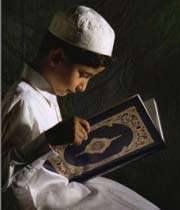 kid reciting quran