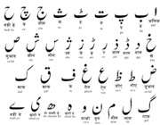اردو زبان کے حروف تهجی