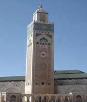 مسجد حسن ثانی، مراکش کا مینار