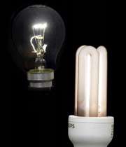 لامپ کم مصرف و لامپ معمولی