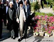 آیت الله خامنه ای و آیت الله حائری شیرازی
