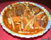 خورش آلو و هویج