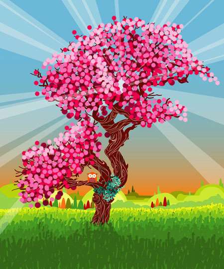 درخت طنین آوای خداوند است
