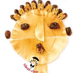 نان و خرما و گردو