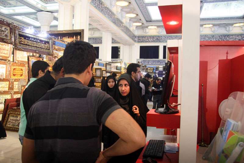 غرفه تبیان در روز بیست و پنجم نمایشگاه قرآن غرفه تبیان در روز بیست و پنجم نمایشگاه قرآن