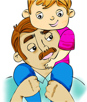 شوخیهای بابای خسته