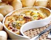 گراتن مرغ و سیب زمینی