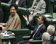 احمدی نژاد در مجلس