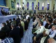 دیدار مسئولان نظام و سفرای كشورهای اسلامی با رهبر انقلاب