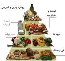 آشنایی با گروه های غذایی