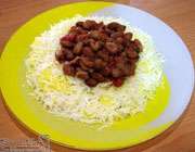 خوراک لوبیای شیرین