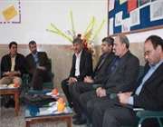 بازدید معاون آموزش متوسطه اداره کل آموزش وپرورش استان یزد از مدارس متوسطه خاتم