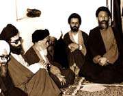 امام خمینی و رهبر و شهید بهشتی