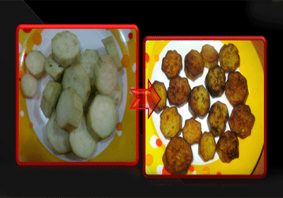 ته چین مرغ و بادمجان