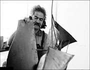 ساخت مجسمه شهید همت
