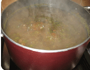 تهیهی آش رشته