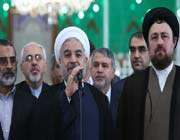 روحانی در حرم امام