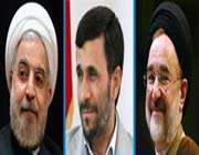 خاتمی و احمدی نژاد و روحانی