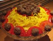 ماکارونی با گوشت قلقلی