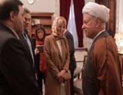 دیدار هاشمی و هیات اروپایی