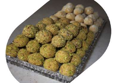 شیرینی نخودچی با پسته