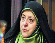 بازدید معصومه ابتکار از غرفه تبیان بازدید معصومه ابتکار از غرفه تبیان