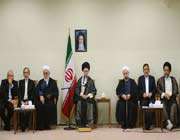 دیدار رهبر انقلاب با هیات دولت