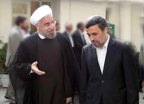 احمدی نژاد و روحانی