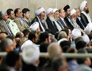 دیدار رهبر با مسئولان حج