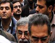 مراسم تشییع مادر احمدی نژاد