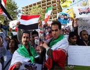 تجمع دانشآموزان تهرانی در اعتراض به حمله مداخلهجویانه عربستان به یمن