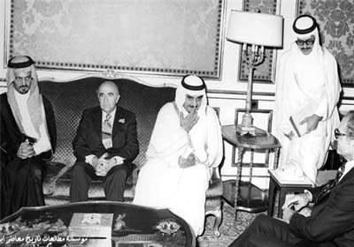 محمدرضا شاه در عربستان