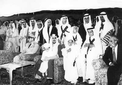 محمدرضا شاه در عربستان
