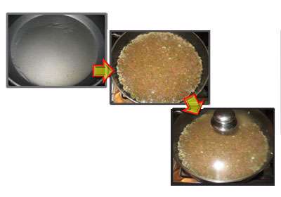کوکو لوبیا سبز با گوشت چرخ کرده