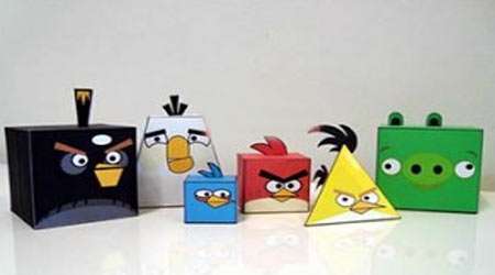 کاردستی های angry birds نسخه چاپی