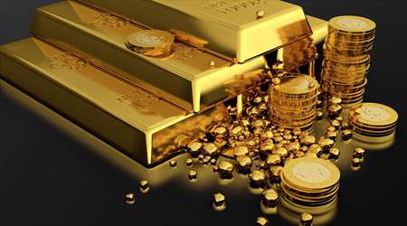 طلا، سکه، دلار