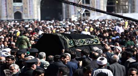 تشییع پیکر مطهر آیة الله طبسی