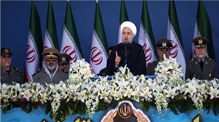 روحانی در روز ارتش