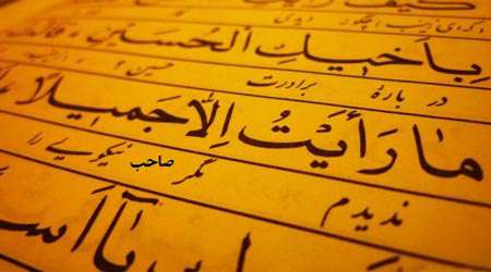 ما رایت الا جمیلا