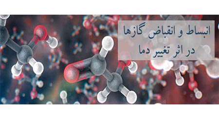 انقباض و انبساط گازها در اثر تغییر دما انقباض و انبساط گازها در اثر تغییر دما