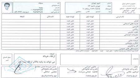 کارنامه
